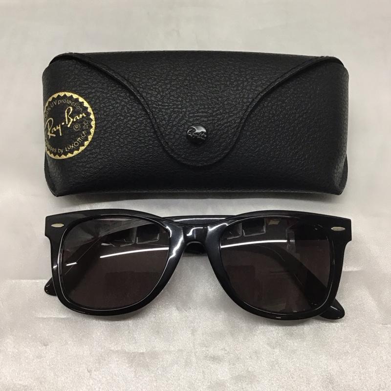 レイバン Ray-Ban めがね・サングラス サングラス RB2140-F 901 WAYFARER ロゴ、文字 黒 / ブラック / メンズ USED 古着 中古 10113371