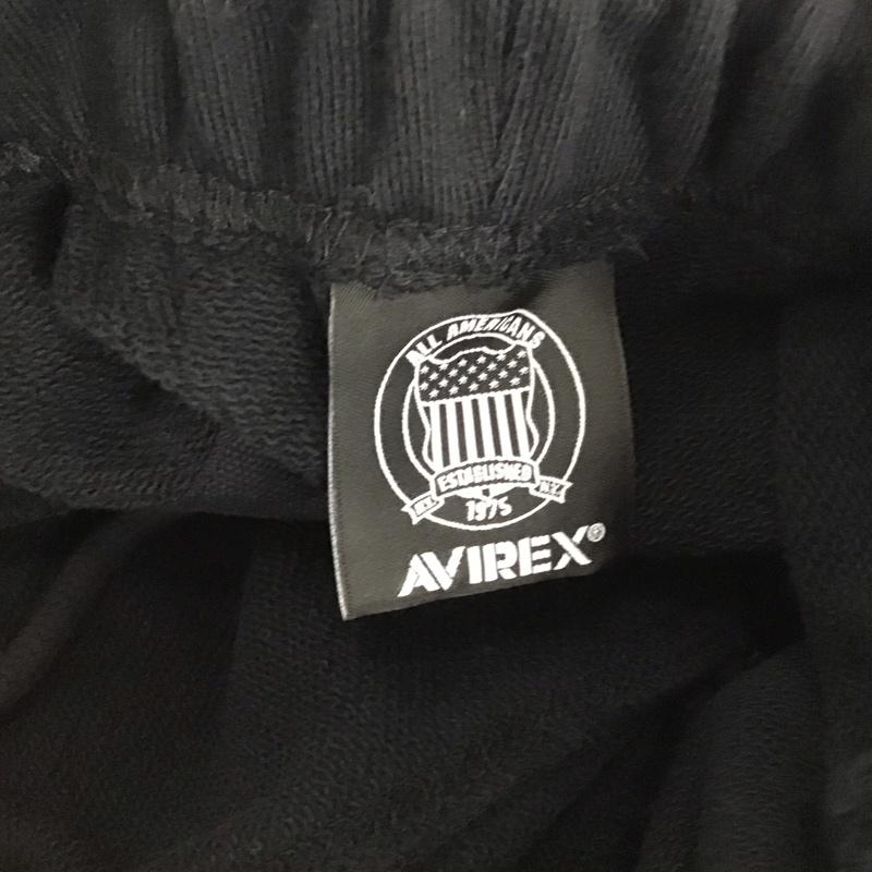 アヴィレックス AVIREX パンツ ショートパンツ ショートパンツ ハーフパンツ カジュアルパンツ M ロゴ、文字 黒 / ブラック / メンズ USED 古着 中古 10133984