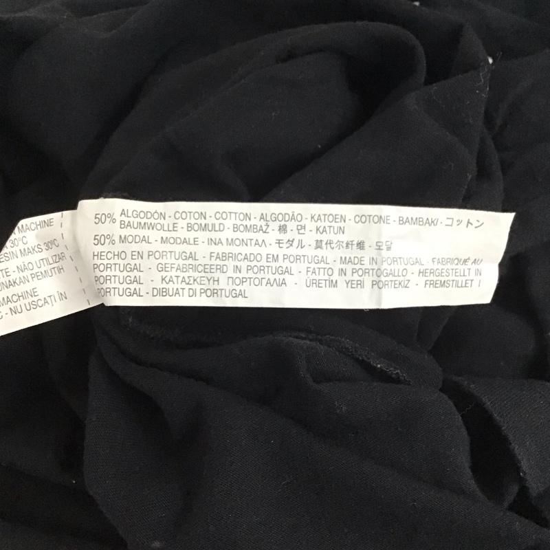 ザラメン ZARA MAN Tシャツ 半袖 半袖カットソー プリントTシャツ クルーネックカットソー S プリント 黒 / ブラック / メンズ USED 古着 中古 10135727
