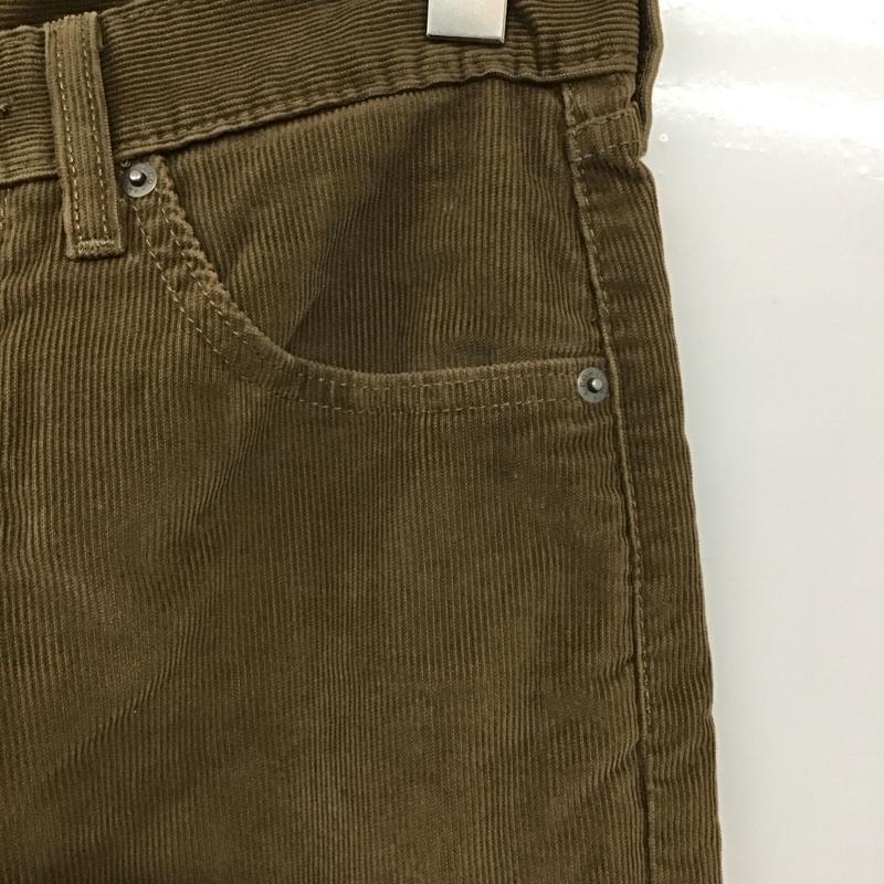 リーバイストラウスアンドコー Levi Strauss & co. パンツ ワークパンツ、ペインターパンツ コーデュロイパンツ スリムパンツ カジュアルパンツ 30インチ 無地 茶 / ブラウン / メンズ USED 古着 中古 10132095