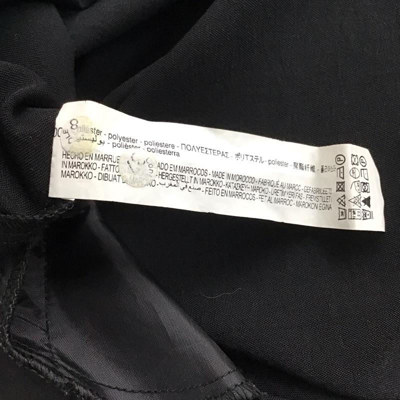 ザラ ZARA ワンピース ミニスカート 0387/169/800 M 無地 黒 / ブラック / レディース USED 古着 中古 10131088
