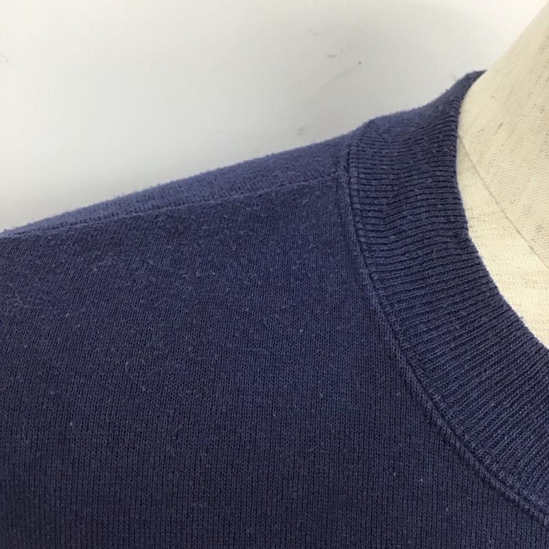 ヘインズ HANES トレーナー 長袖 長袖トレーナー スウェット クルーネック 古着 L 無地 紺 / ネイビー / メンズ USED 古着 中古 10109861