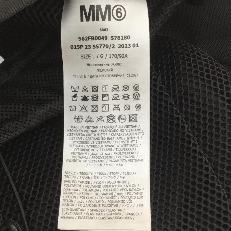 メゾン マルジェラ Maison Margiela ベスト ベスト SALOMON サロモン L ロゴ、文字 黒 / ブラック / メンズ USED 古着 中古 10107617