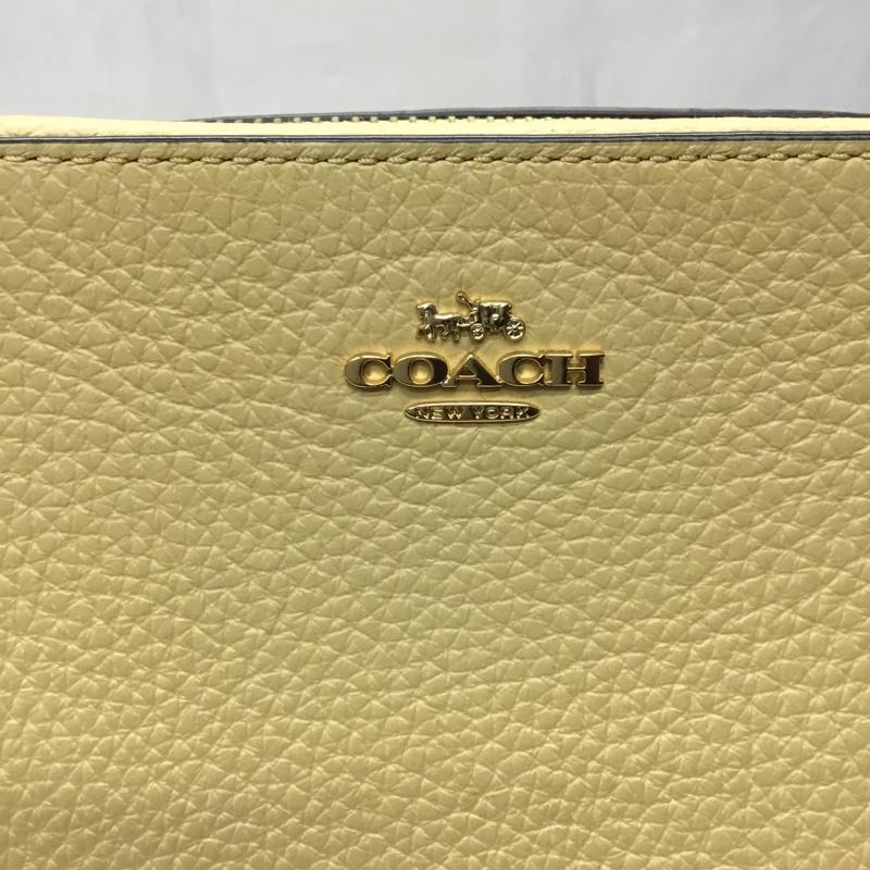 コーチ COACH ショルダーバッグ ショルダーバッグ 87734 ミニバッグ ロゴ、文字 ベージュ / ベージュ / レディース USED 古着 中古 10106342
