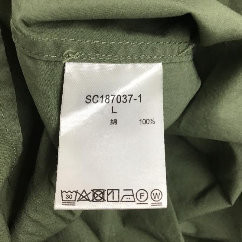 スタディオクリップ studio CLIP シャツ、ブラウス 長袖 L 無地 カーキ / カーキ / レディース USED 古着 中古 10106180