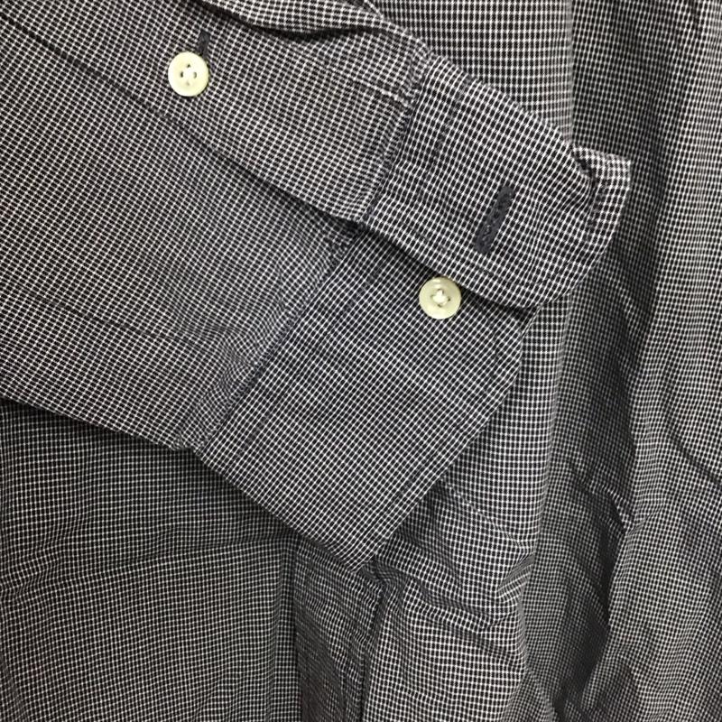 ラルフローレン RALPHLAUREN シャツ、ブラウス 長袖 長袖シャツ チェックシャツ カラーシャツ ボタンダウンシャツ XL チェック 白 / ホワイト / X 紺 / ネイビー / メンズ USED 古着 中古 10136681