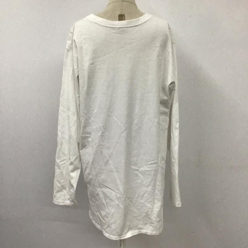イエナ IENA カットソー 長袖 21-070-900-4110-1-0 長袖カットソー クルーネックカットソー 無地 白 / ホワイト /  レディース USED 古着 中古 10114914