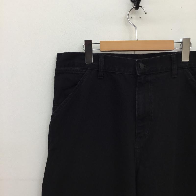 カーハート Carhartt パンツ ワークパンツ、ペインターパンツ Carhartt SINGLE KNEE PANT 34 ワンポイント 黒 / ブラック / メンズ USED 古着 中古 10127629