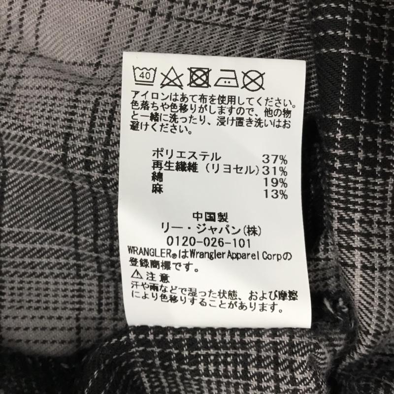 ラングラー Wrangler シャツ、ブラウス 長袖 ws9231 PENDLETON nanouniverse ペンドルトン ナノユニバース ウエスタン チェックシャツ S チェック 黒 / ブラック / メンズ USED 古着 中古 10119727