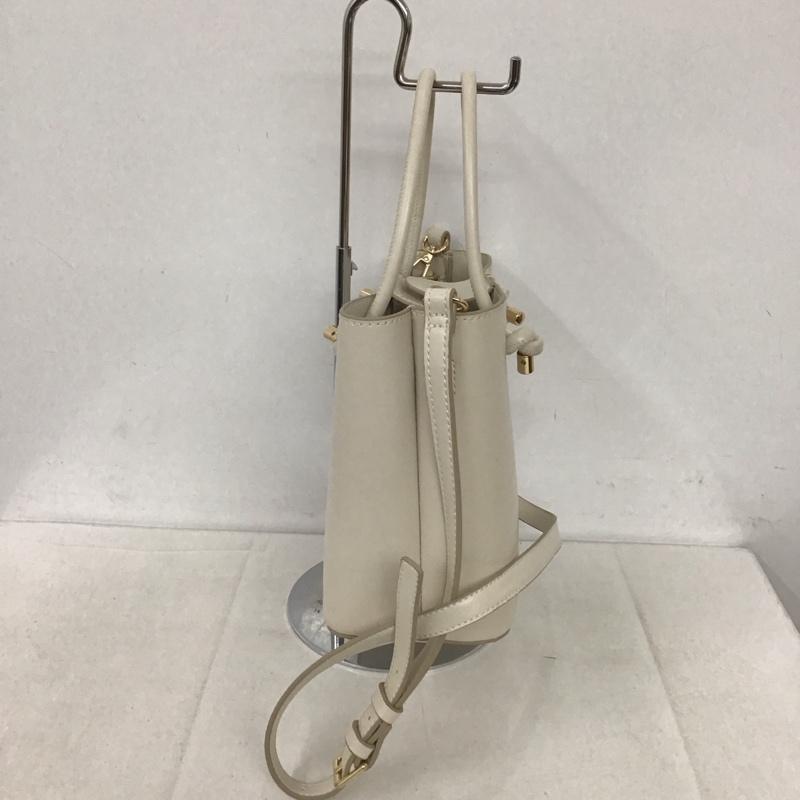 ザラ ZARA ショルダーバッグ ショルダーバッグ ハンドバッグ 無地 アイボリー / アイボリー / レディース USED 古着 中古 10134092