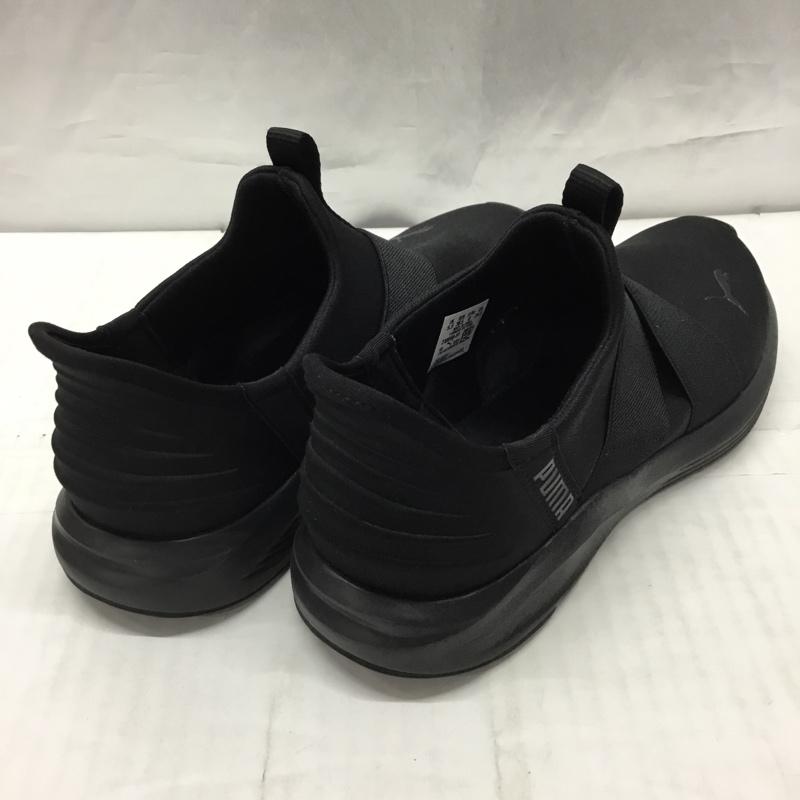 プーマ PUMA スニーカー スニーカー 310658-01 プラウル 2 EASE IN 24.5cm 24.5cm ロゴ、文字 黒 / ブラック / レディース USED 古着 中古 10119094