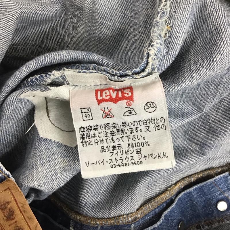 リーバイストラウスアンドコー Levi Strauss & co. パンツ デニム、ジーンズ デニムパンツ ワイドパンツ カジュアルパンツ 36インチ ダメージ加工 インディゴ / インディゴ /  メンズ USED 古着 中古 10126815