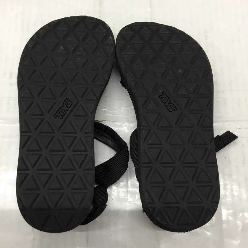 テバ Teva サンダル サンダル 1003987 ORIGINAL UNIVERSAL スポーツサンダル 24cm 24.0cm ロゴ、文字 黒 / ブラック / レディース USED 古着 中古 10106474