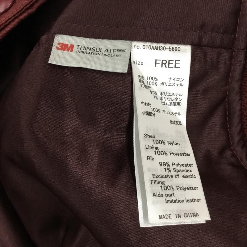 マウジー MOUSSY ジャケット、上着 ジャンパー、ブルゾン 010AAH30-5690 OVERSIZED BOMBER JACKET MA-1 FREE 無地 えんじ / ワインレッド / レディース USED 古着 中古 10107319