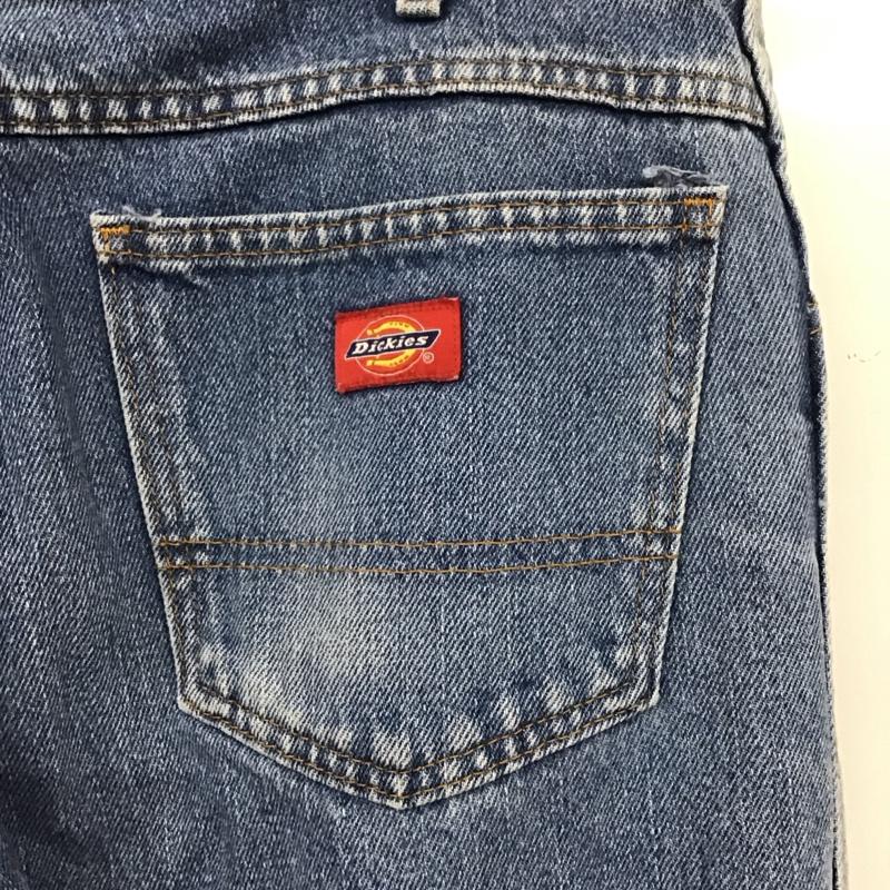 ディッキーズ Dickies パンツ デニム、ジーンズ デニムパンツ ワイドパンツ カジュアルパンツ Gパン 36 無地 インディゴ / インディゴ / メンズ USED 古着 中古 10139722
