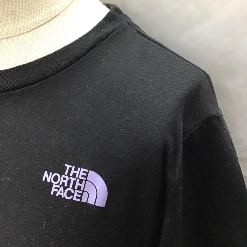 ザノースフェイス THE NORTH FACE Tシャツ 半袖 NTW31408 M ロゴ、文字 黒 / ブラック / レディース USED 古着 中古 10116948