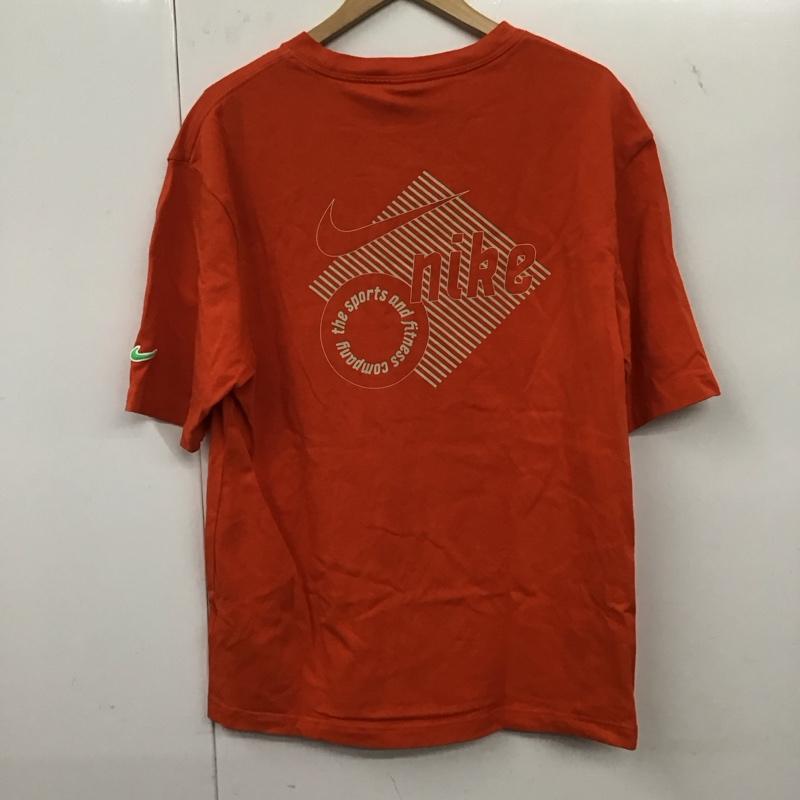 ナイキ NIKE Tシャツ 半袖 dx3514-891 半袖カットソー プリントTシャツ スポーツウェア M プリント 橙 / オレンジ / メンズ USED 古着 中古 10134675
