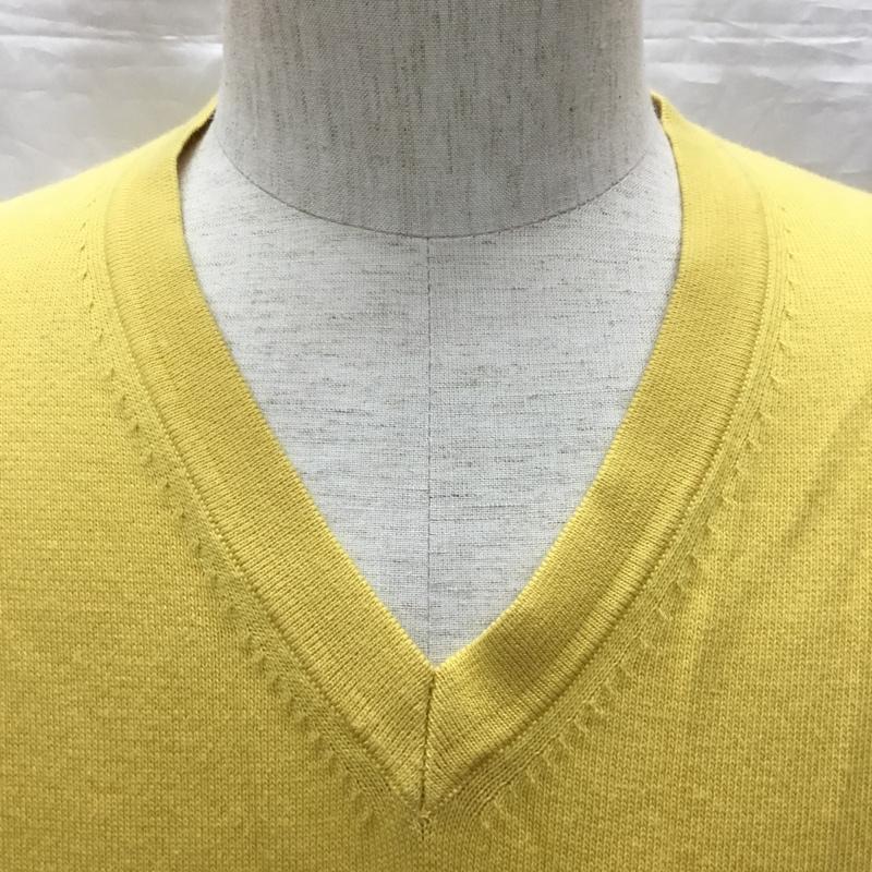 エディーバウアー Eddie Bauer ベスト ベスト Vネック プルオーバー S 無地 黄 / イエロー / メンズ USED 古着 中古 10116094