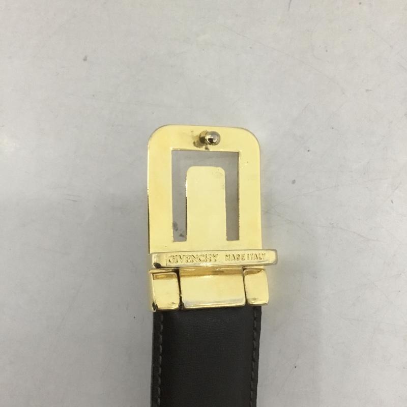 ジバンシィ GIVENCHY ベルト・バックル ベルト イタリア製 ロゴ、文字 黒 / ブラック / メンズ USED 古着 中古 10138114