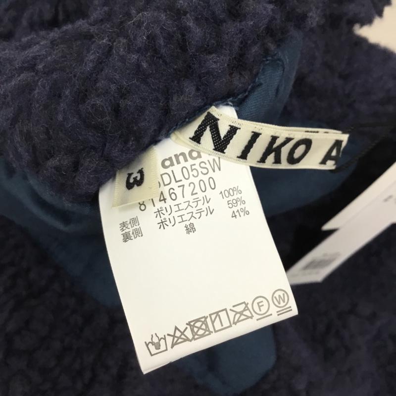 ニコアンド niko and... パンツ ショートパンツ ショートパンツ ハーフパンツ カジュアルパンツ リバーシブル フリースパンツ 3 無地 紺 / ネイビー / メンズ USED 古着 中古 10113874