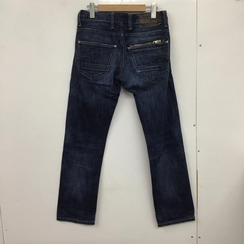 ジースターロゥ G-STAR RAW パンツ デニム、ジーンズ デニムパンツ スリムパンツ カジュアルパンツ 28インチ 無地 インディゴ / インディゴ / メンズ USED 古着 中古 10132240