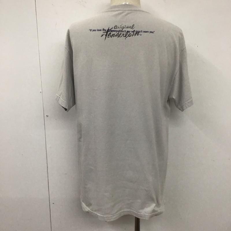テンダーロイン TENDERLOIN Tシャツ 半袖 半袖カットソー プリントTシャツ クルーネックカットソー L プリント 灰 / グレー /  メンズ USED 古着 中古 10110909