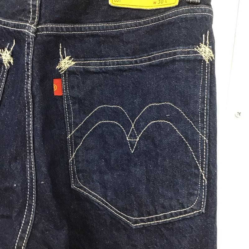 リーバイスレッド Levi s RED パンツ デニム、ジーンズ デニムパンツ ワイドパンツ カジュアルパンツ ストレッチパンツ 30インチ 無地 インディゴ / インディゴ /  メンズ USED 古着 中古 10124907