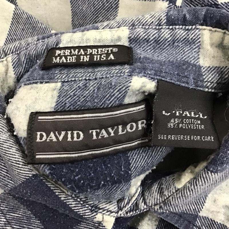 古着 USED シャツ、ブラウス 長袖 DAVID TAYLOR チェック マルチカラー / マルチカラー / メンズ USED 古着 中古 10123487