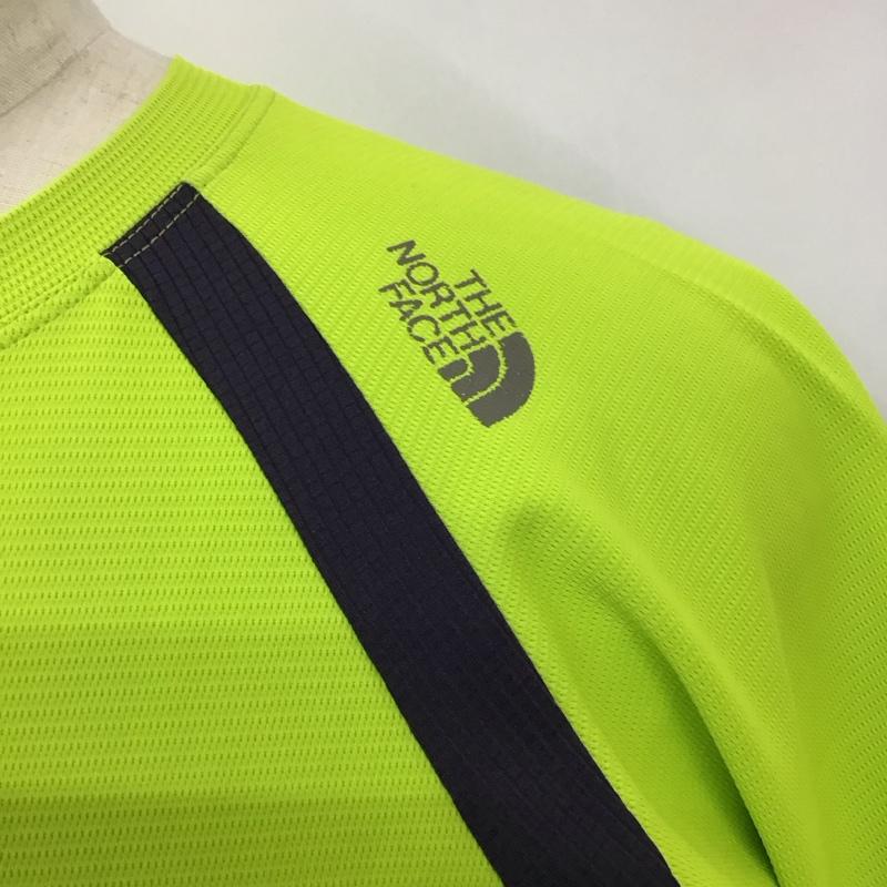 ザノースフェイス THE NORTH FACE Tシャツ 半袖 NT30975 ロゴ、文字 薄緑 / ライトグリーン / メンズ USED 古着 中古 10114345