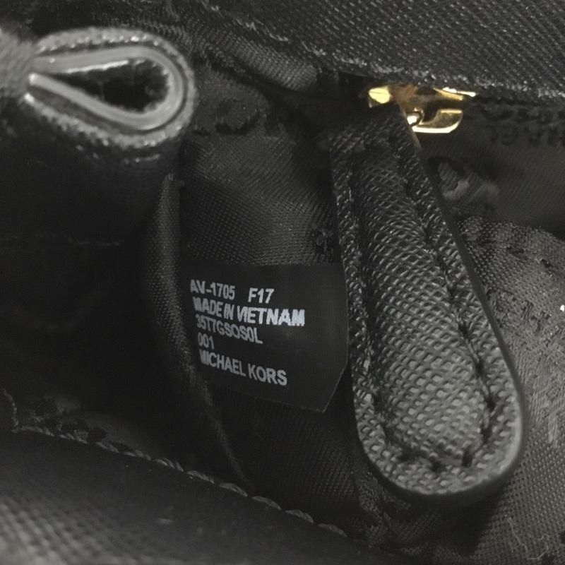 マイケルコース MICHAEL KORS ハンドバッグ ハンドバッグ 35T7GSOS0L ショルダーバッグ 2WAY ロゴ、文字 黒 / ブラック / レディース USED 古着 中古 10139224