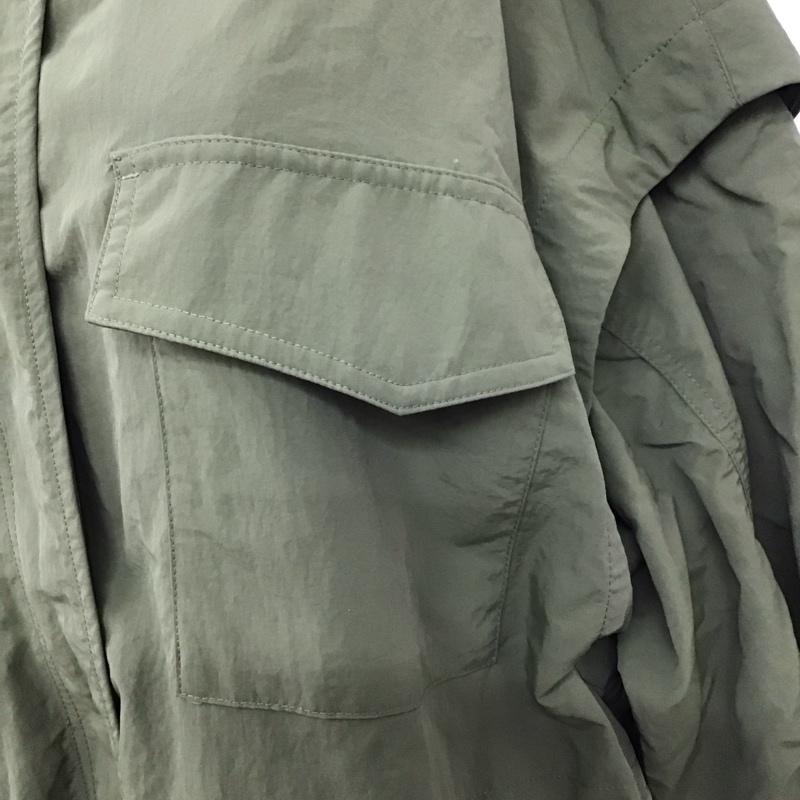 ダブルクローゼット w closet ジャケット、上着 ジャケット、ブレザー ジップアップジャケット ジャンパー ジャケット カジュアルジャケット アウター FREE 無地 カーキ / カーキ / レディース USED 古着 中古 10122141