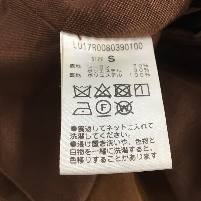 ルイス Lui s コート コート一般 LU17R0080390100 17AW チェスターコート 薄手 S 無地 茶 / ブラウン / メンズ USED 古着 中古 10144379