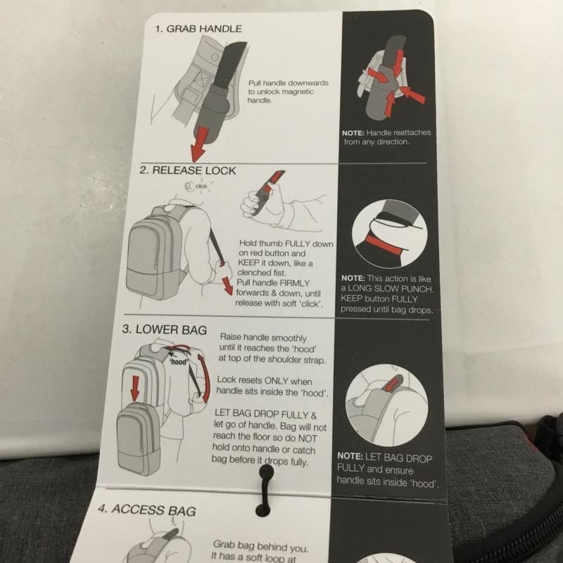 古着 USED リュックサック、デイパック リュックサック、デイバッグ CAPGY1 Wolffe Pack カメラリュック カメラバッグ タグ付き ロゴ、文字 灰 / グレー / メンズ USED 古着 中古 10128425
