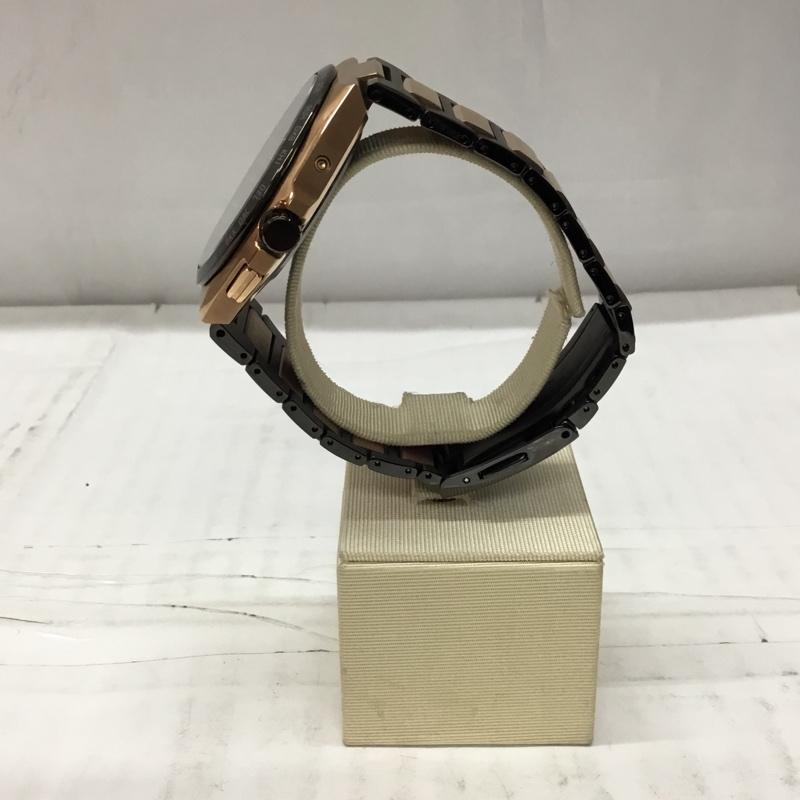 シチズン CITIZEN 腕時計 アナログ(クォーツ式) GN-4W-S-12G ECO DRIVE ロゴ、文字 黒 / ブラック / X 茶 / ブラウン / メンズ USED 古着 中古 10106401