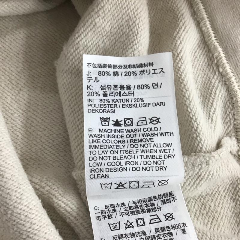 ナイキ NIKE トレーナー 長袖 dj0466-104 ダブルスウッシュ スウェットトレーナー M ロゴ、文字 ベージュ / ベージュ / メンズ USED 古着 中古 10139294