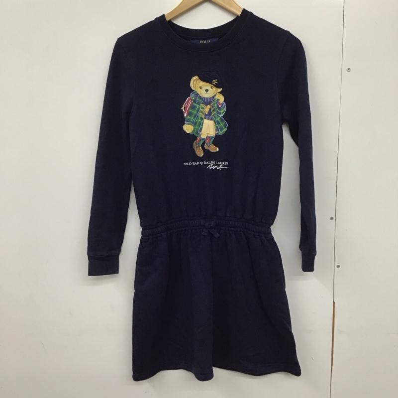 ポロラルフローレン POLO RALPH LAUREN ワンピース ミニスカート L プリント 紺 / ネイビー /  レディース USED 古着 中古 10131973