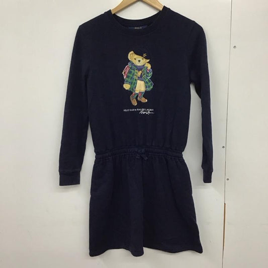 ポロラルフローレン POLO RALPH LAUREN ワンピース ミニスカート L プリント 紺 / ネイビー /  レディース USED 古着 中古 10131973