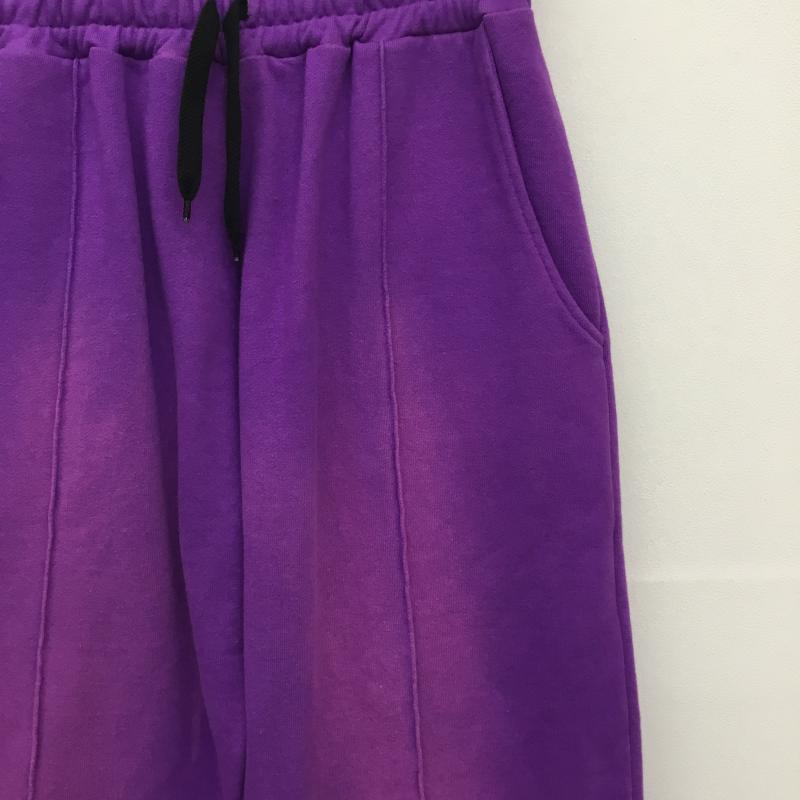 ユーズドクロージング used clothes パンツ ワークパンツ、ペインターパンツ TENDER PERSON テンダーパーソン スウェットパンツ 3 無地 紫 / パープル / メンズ USED 古着 中古 10128170