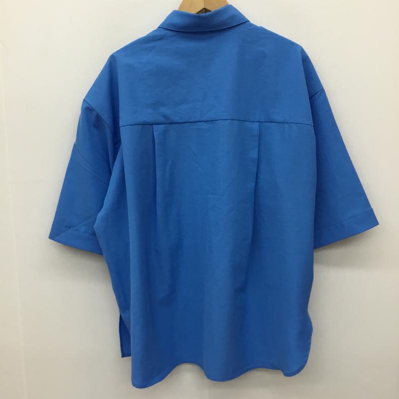 ローリーズファーム LOWRYS FARM シャツ、ブラウス 半袖 FREE 無地 青 / ブルー / レディース USED 古着 中古 10134392
