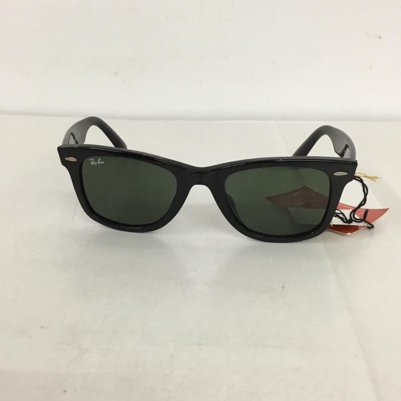 レイバン Ray-Ban めがね・サングラス サングラス RB2140-F WAYFARER カラーレンズ ケース付き ロゴ、文字 黒 / ブラック / メンズ USED 古着 中古 10129415