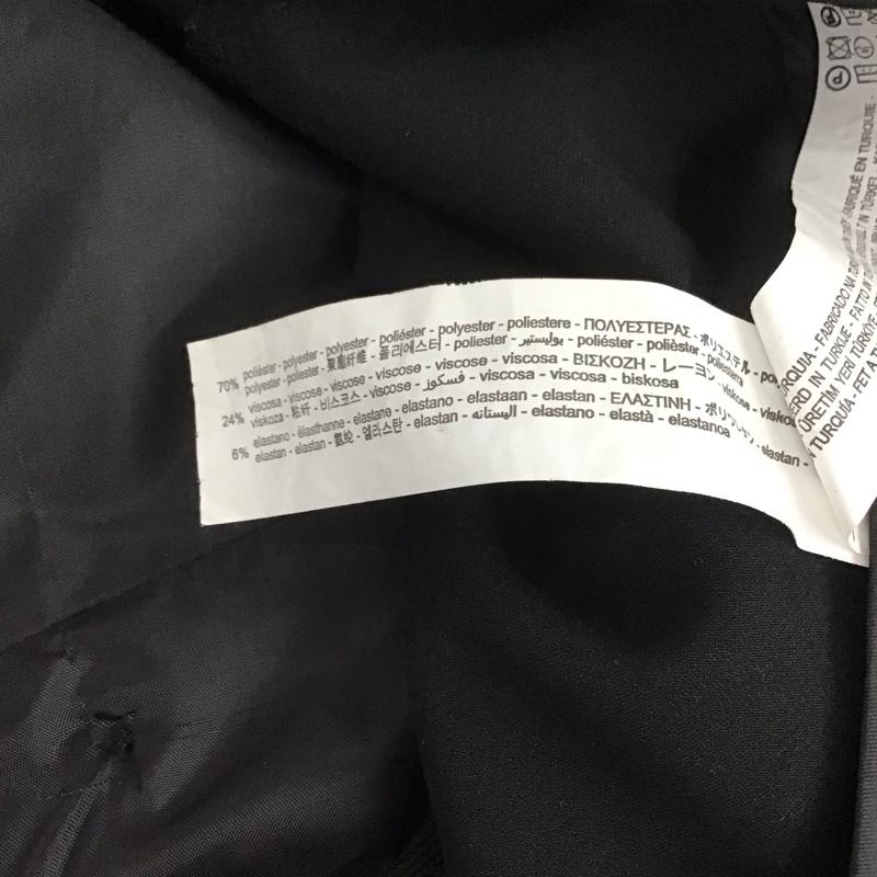 ザラ ZARA パンツ ショートパンツ 1608 032 800 ハイウエスト M 無地 黒 / ブラック / レディース USED 古着 中古 10112981