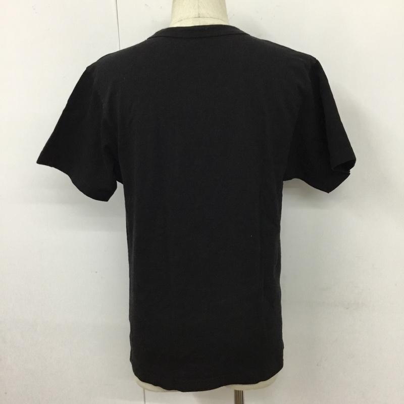 ハイスタンダード HIGH!STANDARD Tシャツ 半袖 半袖カットソー 無地Tシャツ クルーネックカットソー S 無地 黒 / ブラック /  メンズ USED 古着 中古 10110049