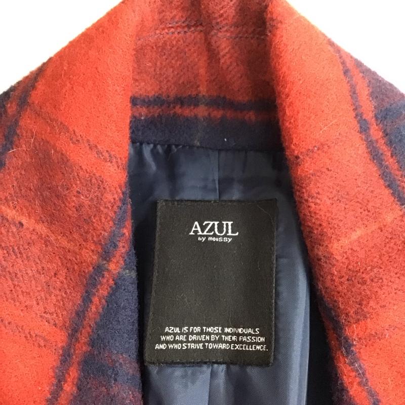 アズールバイマウジー AZUL BY MOUSSY コート コート一般 M チェック マルチカラー / マルチカラー / レディース USED 古着 中古 10121345