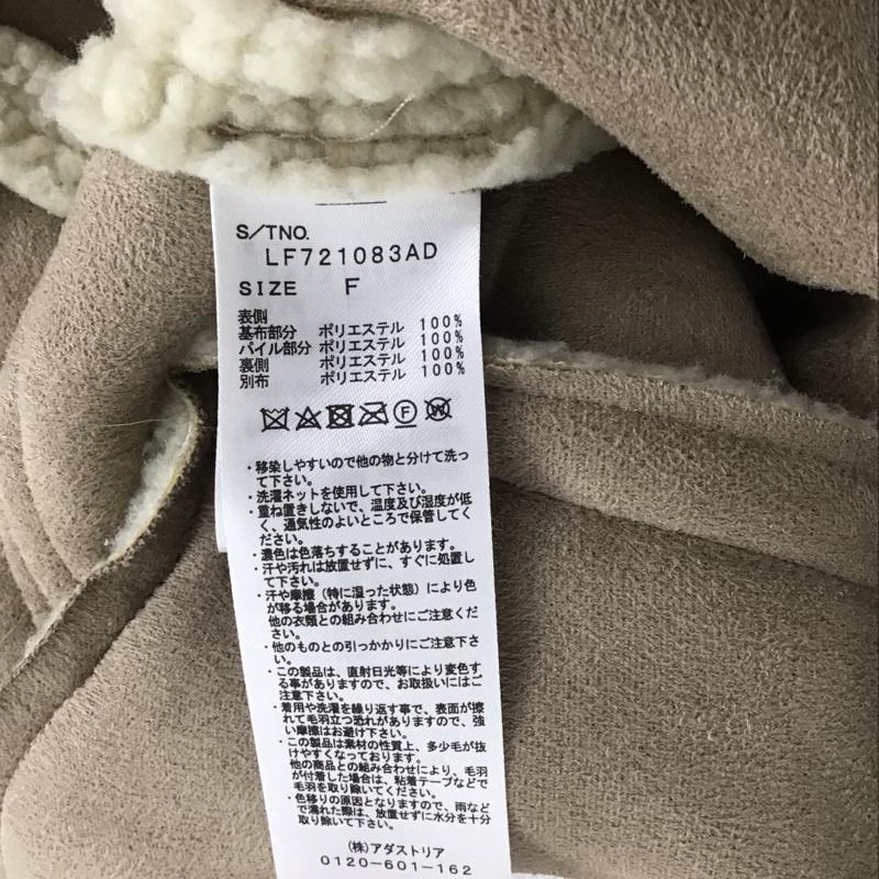 ローリーズファーム LOWRYS FARM ジャケット、上着 ジャンパー、ブルゾン ボアジャケット FREE 無地 アイボリー / アイボリー / レディース USED 古着 中古 10146314