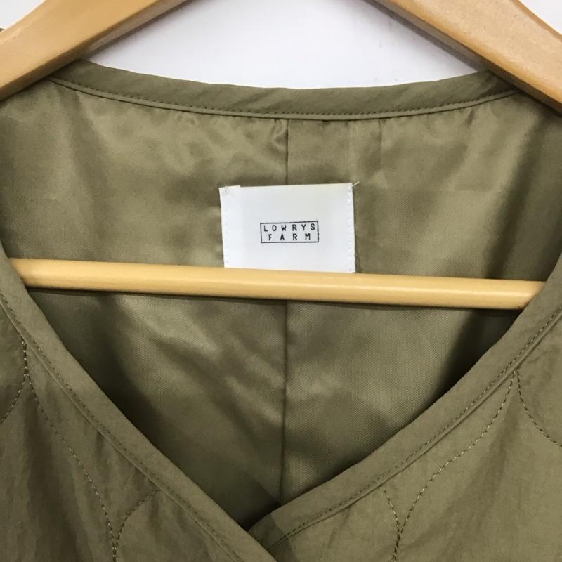 ローリーズファーム LOWRYS FARM ベスト ベスト FREE 無地 カーキ / カーキ / レディース USED 古着 中古 10133141