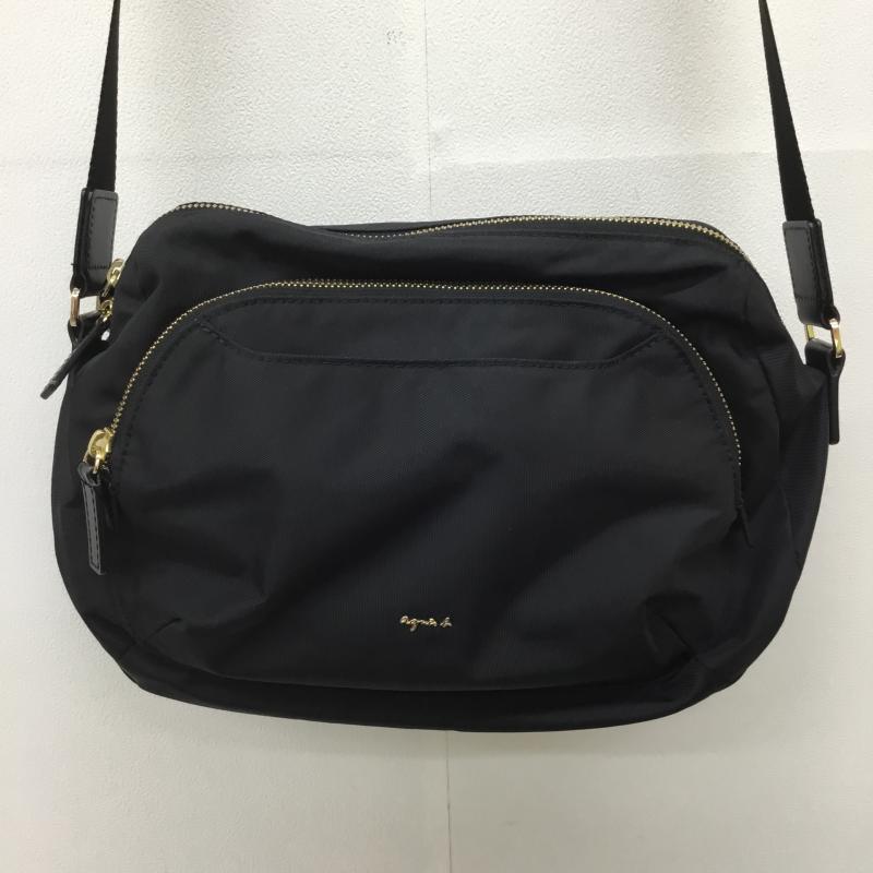 アニエス・ベー agnes b. ショルダーバッグ ショルダーバッグ 無地 黒 / ブラック / レディース USED 古着 中古 10139795