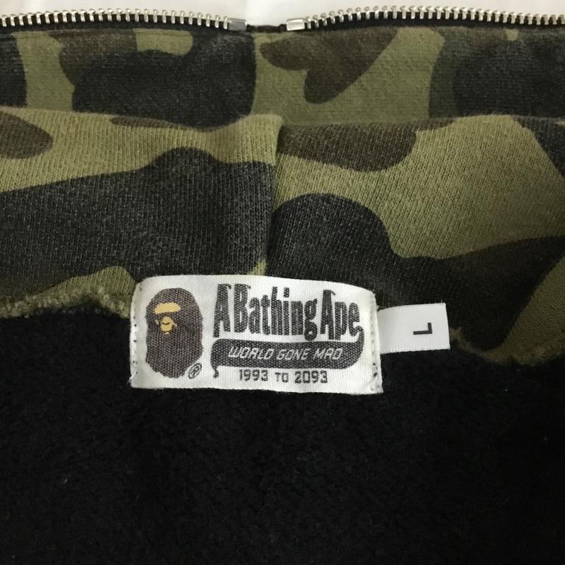 アベイシングエイプ A BATHING APE ベスト ベスト ジップアップベスト パーカーベスト ノースリーブカットソー L プリント マルチカラー / マルチカラー / メンズ USED 古着 中古 10120650