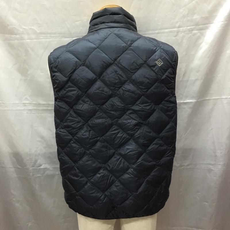 エディーバウアー Eddie Bauer ベスト ベスト ダウンベスト リバーシブル M 無地 紺 / ネイビー / X 茶 / ブラウン / メンズ USED 古着 中古 10111852