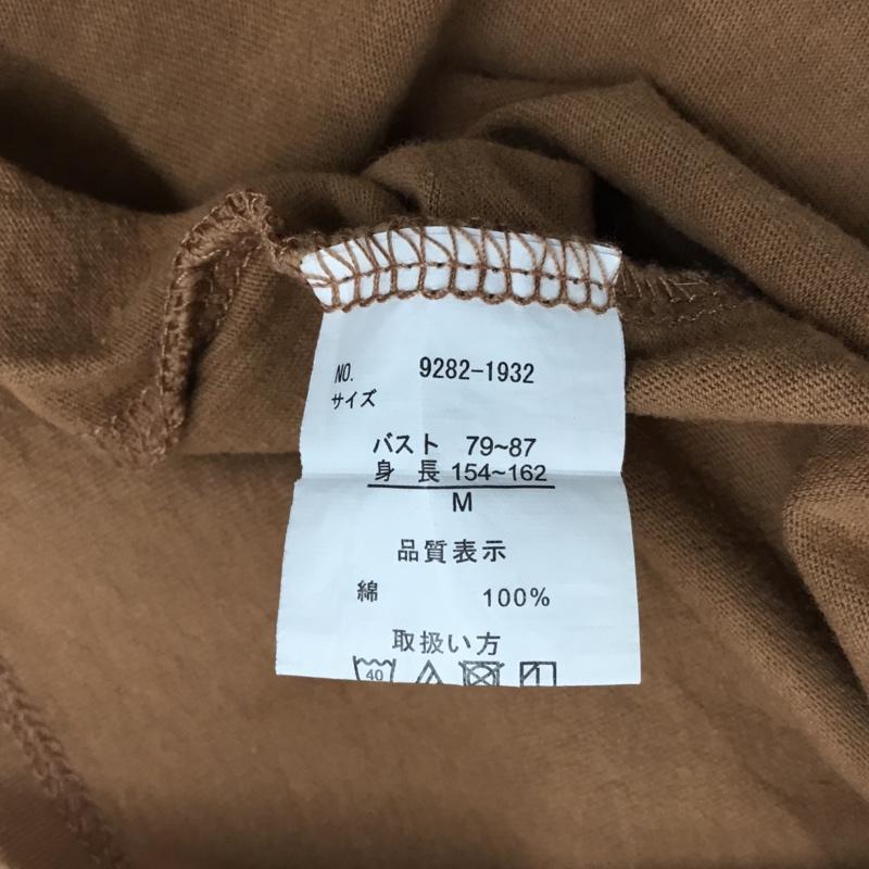 カンゴール KANGOL Tシャツ 半袖 9282-1932 半袖カットソー プリントTシャツ クルーネックカットソー M ロゴ、文字 茶 / ブラウン / レディース USED 古着 中古 10113297