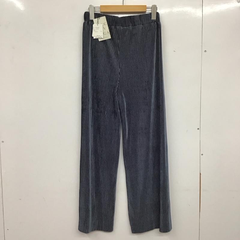 イェッカヴェッカ YECCA VECCA ボトムス ボトムス ベロアプリーツパンツ FREE 無地 青 / ブルー / レディース USED 古着 中古 10137254